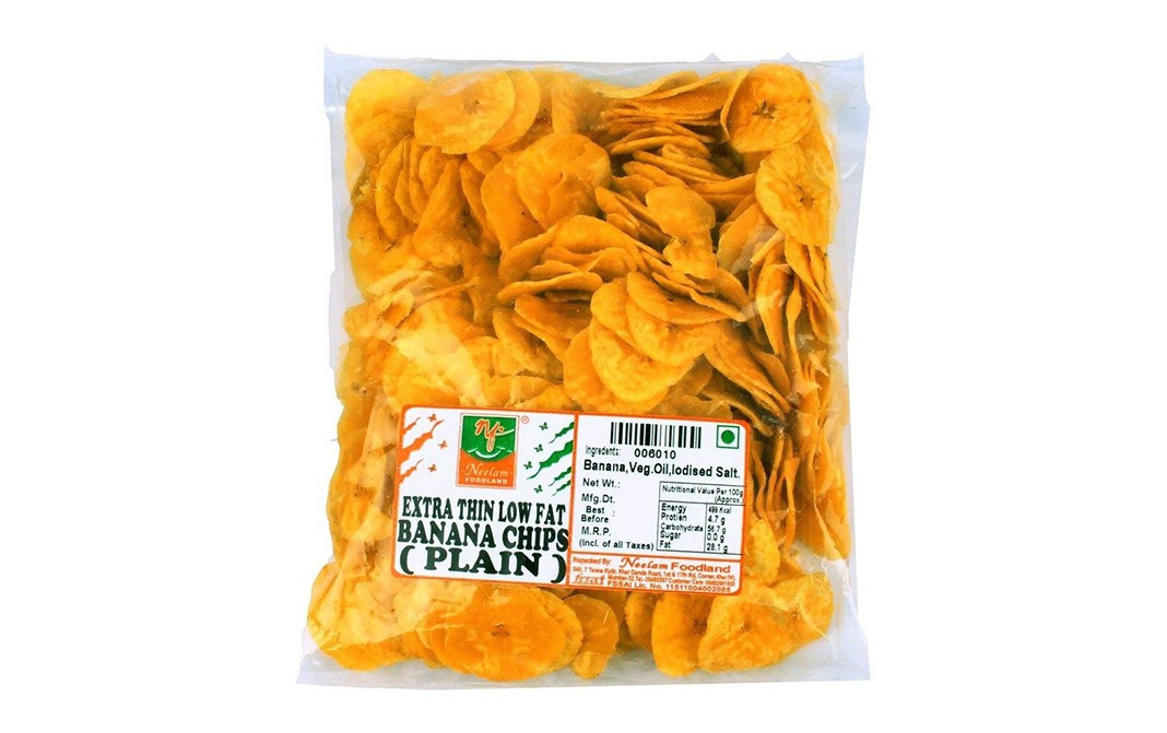 Neelam Foodland Banana Chips (Plain)    Pack  400 grams